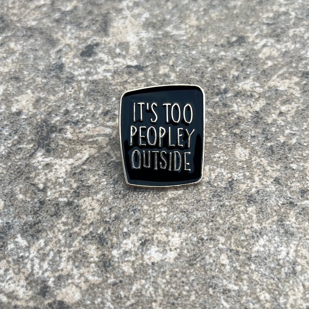 It’s‎ to people outside Funny Brooch lapel pin backpack pin